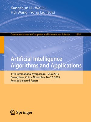cover image of Artificial Intelligence Algorithms and Applications